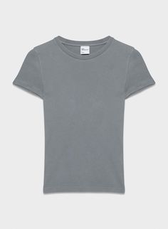 High Stretch Basic Scoop Neck T-shirt, Fitted Basic Gray T-shirt, Basic Everyday T-shirt With Cap Sleeves, Basic Cap Sleeve T-shirt For Everyday, Cap Sleeve T-shirt For Everyday, Basic Muscle Tee With Crew Neck, Solid Stretch T-shirt With Cap Sleeves, Gray Stretch T-shirt For Everyday, Fitted Short Sleeve Muscle Tee