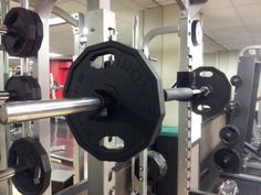 the gym equipment is clean and ready to be used for strength training or other sports activities