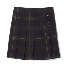 PRICES MAY VARY. 50 Wash Tested Shrink & Fade Resistant Adjustable Waist For Great Fit Decorative Tab Detail With Bright Silver Buckle Pleated Front Knit Shorts For Comfort French Toast School Uniforms, Girls School Uniform, Plaid Skort, Preppy Plaid, Scooter Girl, Skirts For Kids, Girls School, Suit Fabric, Kids Outfits Girls