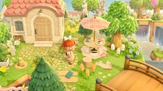 an animal crossing game is shown in this screenshot