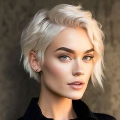 Top 20 Short Summer Haircuts 2024: Trendy Styles for Women Platinum Hairstyles, Kort Bob, Chin Length Haircuts, Chin Length Hair, Hair Inspiration Short, Messy Short Hair, Short Hair Color, Short Blonde