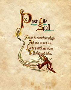 #Charmed #PastLifeSpell Past Life Spell, Charmed Spells, Charmed Book Of Shadows, Egiptul Antic, Under Your Spell