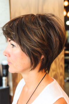 Pixie Bob Hairstyle for Women Over 40 with Thick Hair. Long Layered Bob, Twist Box Braids, Side Swept Curls, Mom Cut