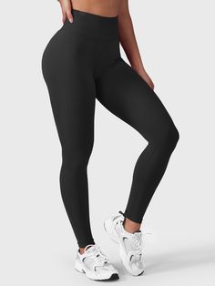 Gavia Leggings are the ultimate blend of comfort and style, featuring a high-waisted dual-layer design and seamless front construction to prevent camel toe. With enhanced lift and sculpting hidden scrunch, these leggings accentuate your curves, making them the perfect choice for both workouts and casual outings.   Feature    High waist design   No front seam   Hidden scrunch   4-way stretch   Moisture wicking   Buttery soft fabric   23-inch inseam    Fabric     92% Nylon + 8% Spandex    Model Measurements    Model Wear: S   Height: 173cm / 5'68"   Bust: 87cm / 34.3″   Waist: 62cm / 24.4″   Hips: 97cm / 38.2″ High Waist High Stretch Seamless Yoga Pants, High Stretch High-cut Leg Solid Yoga Pants, High Waist High Stretch Seamless Activewear, Solid High Waist Seamless Yoga Pants, High Stretch Solid Color Seamless Leggings, Solid Color Tight Leggings With Seamless Construction, Solid Full-length Seamless Leggings, Breathable Elastane Leggings, Solid Breathable Elastane Leggings