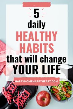 Want to know how to live a healthy lifestyle? Check out these 5 daily healthy habits that will help you create a healthy lifestyle. Click here to learn healthy lifestyle tips. Plus, you can download a free 30 day habit tracker! Free Printable Habit Tracker, Healthy Habits For Women, Start A Healthy Lifestyle, Habits For Women, Printable Habit Tracker, Habits To Improve Your Life, Drinking Enough Water, Developing Healthy Habits