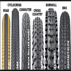 the different types of bicycle tires