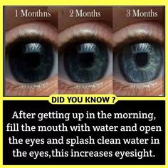 Eye Health Remedies, Natural Skin Care Remedies, Eye Sight Improvement, Eye Exercises, Good Skin Tips, Home Health Remedies, Perfect Skin Care Routine, Natural Health Tips