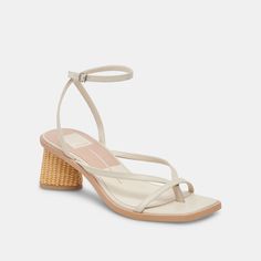 BANITA SANDALS IVORY LEATHER – Dolce Vita Feminine Sandals, Ivory Sandals, Wide Sandals, Strappy Block Heel Sandals, Strappy Block Heels, White Sandals, On Repeat, Dress Sandals, Designer Heels