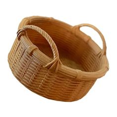 an empty basket is shown on a white background