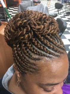 Updo Cornrows Braids Black Women Over 50, Updo Cornrows Braids, Updo Cornrows Braids Black Women, Cornrows Braids Black Women, Cornrow Updo On Natural Hair, Hairstyles Updo Black Women, Updo Black Women, Crochet Braids Hairstyles Curls