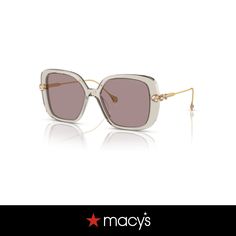 in stock Elegant Clear Polarized Sunglasses, Designer Clear Sunglasses For Evening, Evening Clear Sunglasses With Mirrored Lenses, Luxury Clear Sunglasses For Formal Occasions, Luxury Clear Sunglasses For Formal Events, Elegant Clear Sunglasses With Uv Protection, Elegant Clear Sunglasses For Evening Wear, Elegant Clear Sunglasses For Evening, Kids Trend