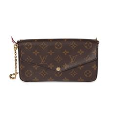 Louis Vuitton Brown Monogram Canvas Felicie Pochette Louis Vuitton Classic Monogram Canvas Clutch Bag, Classic Monogram Canvas Clutch, Monogram Canvas Clutch With Removable Pouch, Luxury Clutch With Removable Pouch In Monogram Canvas, Luxury Monogram Canvas Clutch With Removable Pouch, Monogram Bags For Daily Use, Elegant Monogram Canvas Clutch For Travel, Luxury Monogram Canvas Wallets For Everyday Use, Brown Monogram Canvas Clutch For Everyday Use