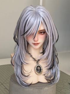 Andrew Core, Douyin Hairstyle, Grwm Aesthetic, Pretty Hair Cuts, Cool Hair Designs, Bjd Wig, Pelo Anime, Douyin Makeup, Diy Wig