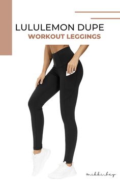 THE GYM PEOPLE Thick High Waist Yoga Pants with Pockets, Tummy Control Workout Running Yoga Leggings for Women. #fitness #workout #lululemondupes #womenfashion Cheap High-stretch Yoga Pants For Gym, Fitted High-cut Leg Yoga Pants For Gym, High-cut Leg Yoga Pants For Workout, Cheap Full-length Yoga Pants For Gym, Lululemon Yoga Pants With 4-way Stretch For Gym, Yoga Pants With Pockets, High Waist Yoga Pants, Hospital Gown, Yoga Leggings