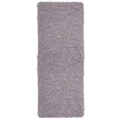 a gray rug on a white background with no one in it or someone else to the side