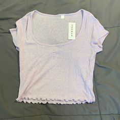 Pacsun Lavender Shirt New With Tags. Did Not Fit My Daughter And Passed The Return Window-No Flaws! Purple Short Sleeve Summer Tops, Lavender Trendy T-shirt For Summer, Trendy Lavender T-shirt For Summer, Trendy Lavender Summer T-shirt, Trendy Lavender Top For Day Out, Trendy Lavender Tops For Day Out, Cotton Lavender Top For Day Out, Summer Lavender Cotton Tops, Lavender Cotton Summer Tops