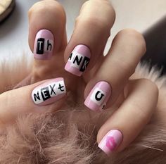 Ariana Grande Nails, Long Hair Clip, Baby Pink Nails, Bunny Nails, Christmas Manicure, Cute Nail Art Designs, How To Clean Makeup Brushes, Instagram Nails, Nail Art Brushes