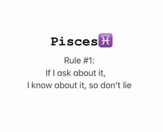 the words pisces are written in black and white, with an image of a person's face