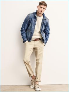 Gap 2016 Fall Men’s Essentials | The Fashionisto Dress Pants Mens, Italian Mens Fashion, Gap Outfits, Men Apparel, Hamilton Island, Gap Men, Character Inspo, Mens Dress Pants, Men Street