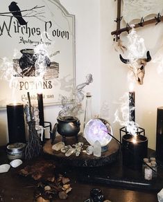 Witch Balls, Witchy Room, Wiccan Decor, Witch Potion, Witches Altar, Wiccan Altar