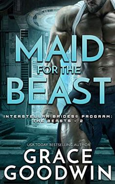 the cover for mad for the beast by grace goodwin, with an image of a man