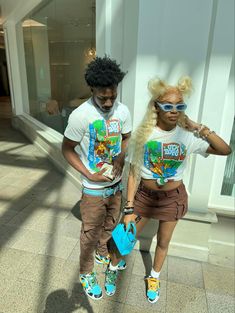 Couples Dunks Outfits, Cute Outfits For Couples, Ben And Jerry Dunks Outfits, Matching Outfits For Black Couples, Outfits Ideas Black Women, Matching Clothes For Couples, Matching Outfits For Couples Casual, Cute Couple Outfits Swag, Couples Outfits Matching