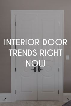 Door trends for homes On Trend Door Handles, What Color Interior Doors, 2023 Door Knob Trends, Door Knobs Inside House, Interior Doors Design Ideas, Upscale Interior Doors, Should All Interior Doors Be The Same Color, Trending Door Hardware