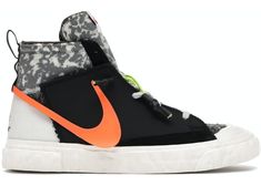 Buy and sell authentic Nike shoes on StockX including the Nike Blazer Mid READYMADE Black and thousands of other sneakers with price data and release dates. Black Shoes Men, Nike Models, Nike Blazer Mid, Nike Blazers Mid, Baskets Nike, Sneakers Adidas, Blazer Mid, Basketball Sneakers, Jordan 5