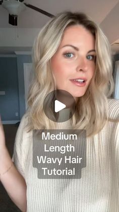 Chelsea Bare on Instagram: "Once you get the hang of it, this only takes 5-10 minutes and lasts a couple days! #mediumhairstyles #curlingirontutorial #easyhair #wavyhair #loosecurls #hairtips #hairtutorial #momhair #over30" Curling Iron Tutorial, Wavy Hairstyles Tutorial, Medium Length Wavy Hair, Hair Curling Tips, Mom Hairstyles, Loose Curls, Curled Hairstyles, Wavy Hair, Cut And Color