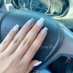 Acrylic Nails Ideas White, You Nails, Blue Gel Nails, Nails Art Designs, Valentines Day Nails, Wow Nails, Home 2023, Simple Gel Nails, Blush Nails