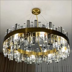 a large chandelier hanging from the ceiling