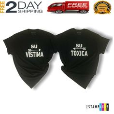 T-SHIRT YOUR TOXIC YOUR VICTIM / PERSONALIZE T-SHIRT WITH MESSAGE !NEW! 237 #Gildan6400 #tshIrt #CUMPLEAOVACASIONESFAMILIA Personalized T Shirts, T Shirt