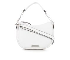 Elevate your accessory game with the BOC Monterey Midi Hobo Crossbody Handbag. This stylish and functional bag offers the perfect blend of chic design and practicality, making it the ultimate companion for your daily adventures. Modern design with quality craftsmanship, Thoughtful organization for easy storage, Crossbody and hobo handle for different carrying options, Secure top zip closure, Lightweight and travel-friendly, Signature BOC logo for a touch of style | BOC Monterey Midi Hobo Crossbo Trendy White Bag With Silver-tone Hardware, Trendy White Shoulder Bag With Silver-tone Hardware, White Crossbody Hobo Bag For On-the-go, White Functional Bag With Detachable Strap, White Crossbody Hobo Bag, Functional White Satchel With Adjustable Strap, White Crossbody Hobo Bag With Adjustable Strap, Trendy White Hobo Bag For On-the-go, White Crossbody Hobo Bag With Zipper Closure