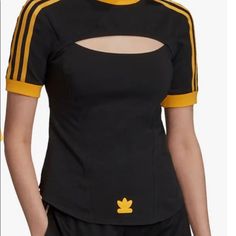 Limited Edition At Nordstrom No Longer Available. Adidas Camo, Adidas Tshirt, Gold Adidas, Adidas Response, Basketball Tees, Adidas Tee, Flight Attendants, White Shirts Women, Adidas Originals Women