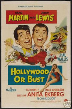 a movie poster for the film hollywood or bust