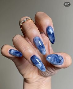 Diy Jade Nails, Cute February Nails, Summer Nail Design Ideas, Hello Nails, February Nails, Girly Acrylic Nails, Nail Design Ideas, Blue Dragon