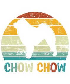 Funny Chow Chow Vintage Retro Sunset Silhouette Gifts Dog Lover Dog Owner Essential T-Shirt Vector Shapes, Chow Chow, Dog Owners, Dog Lover, Dog Gifts