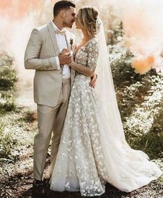 Sexy Wedding Dress, V-neck with Appliques Wedding Dress, Tulle Wedding Dress sold by joepaldress on Storenvy Wedding Dresses With Long Sleeves, Dresses With Long Sleeves, Wedding Portrait Poses, Romantic Wedding Photos, Applique Wedding, Dress Tulle, Applique Wedding Dress, Wedding Dress Fabrics, Lace Bridal Gown