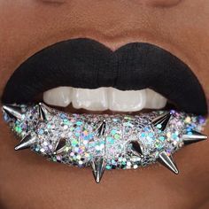 Exotic Makeup, Lip Art Makeup, Lips Art, Beauty Lips, Nice Lips, Lip Gloss Colors, Lipstick Art, Black Lipstick, Crazy Makeup