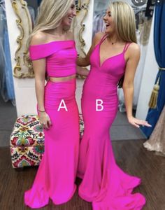 dresses for women two piece Hot Pink Formal Dresses, Hot Pink Prom Dresses, Hot Pink Prom, Hot Pink Prom Dress, Prom Dresses Long Pink, Pink Evening Dress, Pink Formal Dresses, Pink Prom, Pink Prom Dresses