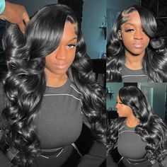 PRODUCT FEATURES Hair Material: 100% Human Hair, 10A Grade Cap Szie: Medium: 22.5 inches; Small: 21.5 inches; Large: 23.5 inches Wig Density: 150%/180% Density Hair Length: 10inch - 32 inch are available Texture: Body Wave, Natural Hairline, Soft, Comb Easily, Can Re-style and Color well. Lace Net: 13*4 Inch Swiss lace,Transparent HD Lace Color, Pre-plucked with Baby Hair, Natural Hairline Pack: 1 Piece Body Wave 13*4 Lace Front Wig Delivery Time: 3-5 Working Days to arrive Brazilian Hair Weave, Remy Human Hair Wigs, Straight Lace Front Wigs, Remy Human Hair Extensions, Body Wave Wig, Body Wave Hair, Front Lace Wigs Human Hair, Hair Density, Wigs For Women