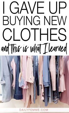 I Gave Up, Fashion Fail, Gave Up, I Quit, Minimalist Wardrobe, New Clothes, Love To Shop, Clothing Hacks, Style Mistakes