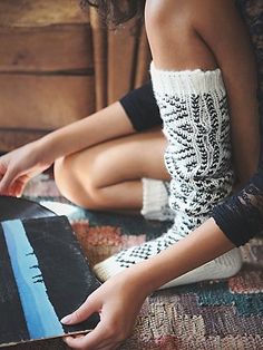 Comfy Free People Peruvian Thigh High Sock Thigh High Sock, Tall Socks, Foot Spa, Knitted Socks, Cozy Socks, Winter Socks, Minimal Chic