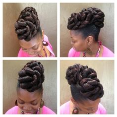 Kanekelon Updos, Latest Black Hairstyles, Black Hair Updo Hairstyles, Transitioning Hairstyles, Mohawks, Updo Styles, African Hair, Faux Hawk, Natural Hair Updo