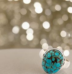 Make a statement with the Bandit's Ridge ring, a bold and stylish sterling silver ring featuring a vibrant Number 8 turquoise stone. This stunning ring is perfect for anyone who loves the beauty of turquoise and the charm of the American Southwest. The Bandit's Ridge Ring is a unique and thoughtful gift for yourself or someone special, adding a touch of adventure and elegance to any outfit.Size 7PERFECTION. EVERY TIMEAt Rob Sherman Designs, we believe in the beauty of the imperfectly perfect. Ou Turquoise Ring With Large Stone For Anniversary, Polished Turquoise Ring As Gift, Polished Turquoise Ring For Gift, Oval Turquoise Ring With Polished Finish, Sterling Silver Rings With Large Turquoise Stone, Turquoise Ring With Large Stone, Sterling Silver Turquoise Promise Ring, Imperfectly Perfect, American Southwest