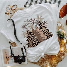 Love, love this shirt for the Holiday season! - Bella+Canvas unisex t-shirt - Fits true to ladies sizing Leopard Print Christmas, Leopard Christmas, Christmas Tree Graphic, Handmade Signs, Christmas Tree Shirt, Ready For Christmas, Merry Christmas Shirts, Gorgeous Christmas, Tree Shirt