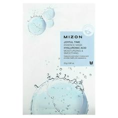 Dermatologically Tested Moisturizing & Smoothing Contains Sodium Hyaluronate (Hyaluronic Acid) Joyful Skin Care Hyaluronic acid locks in moisture and provides healthy skin appearance. Mask sheet that naturally adheres to the face and effectively delivers deep moisture and nutrition. Size: 0.81 oz (23 g). Hydrating Sheet Mask, Korean Face Mask, Hydrating Essence, Skin Care Masks, Mask Sheet, Beauty Mask, Skin Cleanse, Cosmetic Skin Care, Skincare Set