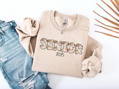 Class of 2025 Senior Crewneck Sweatshirt Custom Year Graduation Gift for Her, Senior 2025 Sweatshirt, Senior Shirts 2025 Graduation Gift Occupational Therapy Graduation, Occupational Therapy Shirts, Mimi Gift, Neonatal Intensive Care Unit, Sped Teacher, New Grandma, Nurse Sweatshirt