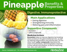 Pineapple is a fruit containing enzymes that can aid digestion and relieve joint pain. Learn more about its origin, uses, and cultivation. Healthy Night Snacks, Crunchy Life, Pineapple Health Benefits, Kombucha Scoby, Food Nutrition Facts, Growing Healthy Hair