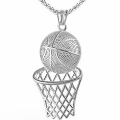 Basketball Pendant Necklace Male Stainless Steel Necklace Jewelry Sports Pendant Sport Jewelry New Stainless Steel Nice Packaging Fast Shipping Necklace For Guys, Basketball Necklace, Creative Necklace, Sports Jewelry, Mens Jewelry Necklace, Couple Jewelry, Mens Accessories Jewelry, Men's Necklace, Rope Necklace